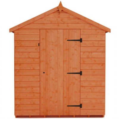 5x4 (1.52m x 1.21m) Wooden Tongue & Groove APEX Shed With 2 Windows & Single Door (12mm T&G Floor & Roof) (5ft x 4ft) (5x4)