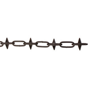 Panacea Black Metal Chain, (L)0.11m (Dia)2.6mm