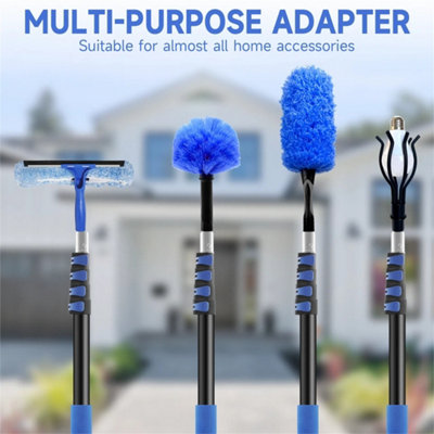 6-24FT Multi-Purpose Telescopic Pole for Window Cleaning Gutter ...