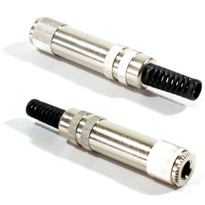 6.35mm 1/4" Mono Jack Socket Solder Connector Guitar/Amp Audio Female