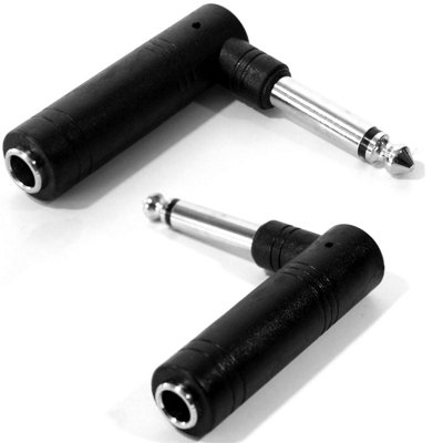 6.35mm Mono Male Plug to 1/4