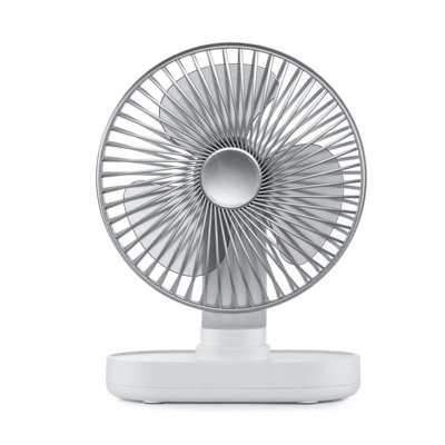 6.5 inch automatic oscillating fan 4000mAh, 4 speed silent technology ...