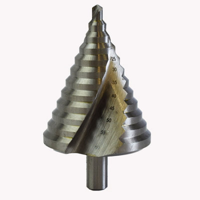 6-60mm Step Cone Drill 12 Step Hole Cutter HSS 4341 Finish Reamer 12mm Shank