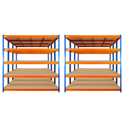 6 Bays of 5 Tier ULTRA HEAVY DUTY Storage Racking 1800h x 1800w x 450d ...