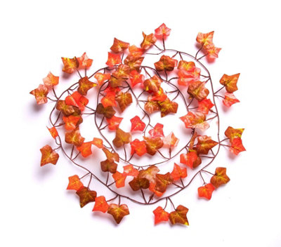6 Best Artificial 7ft - 210cm Two Tone Autumn English Ivy Garland - IL15