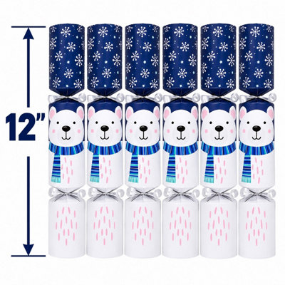 6 Christmas Games Crackers Racing Polar Bear Dash Festive Party Game