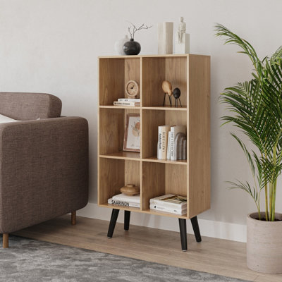 6-Cube Shelving Unit With Legs