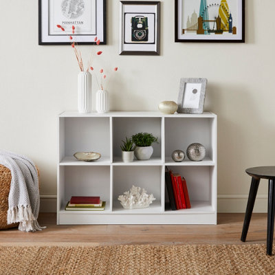 BOOKCASES, Wood Stained Box Floating Shelves,cube Shelves