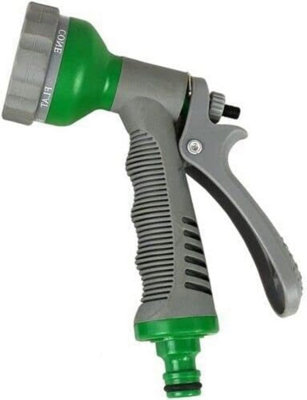 6 Dial Garden Hose Pipe Spray Gun Grip Handle Multi Pattern Water Sprayer