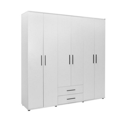 Matte 2024 white wardrobe