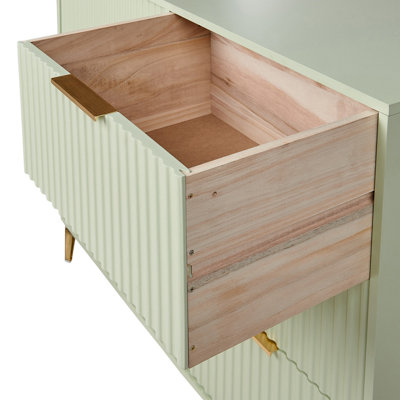 6 Drawer Chest WALCOTT Light Green