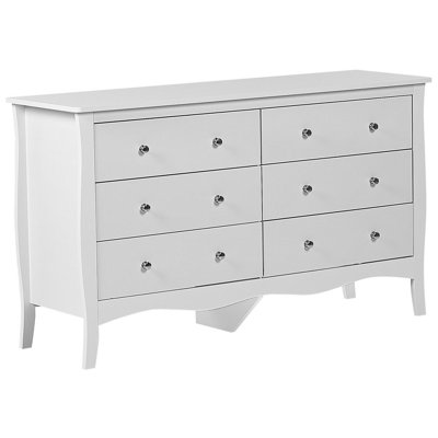 6 Drawer Chest White WINCHESTER