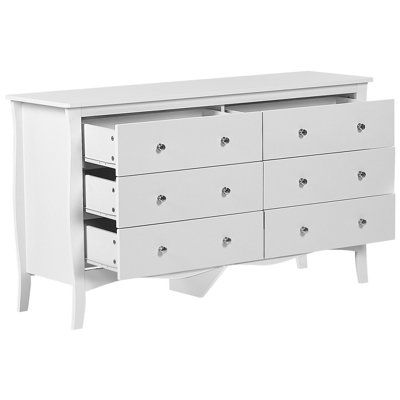 6 Drawer Chest White WINCHESTER