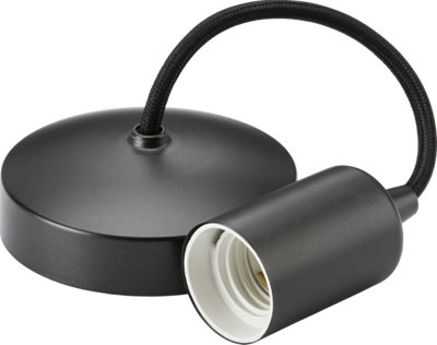 6" E27 Contemporary Pendant Set - Smoked Bronze