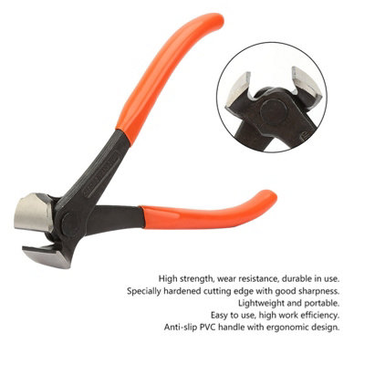 6 End Cutter Pliers Snips Wire Steel Fixers Pincer Cable Cutting ...