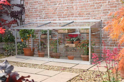 6 Feet Half Wall Frame/Growhouse - Glass - L183 x W63 x H82 cm - Without Coating - 5