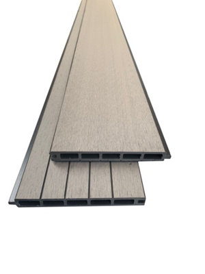 6 Foot Brown Composite Heavy Duty Fence Water Resistant Easy Fit