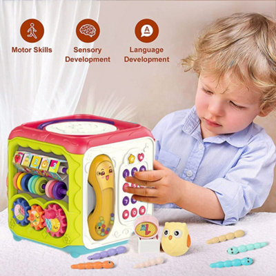 Infant store activity cube