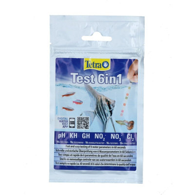 Picture of 6 in 1 Aquarium Water Test Kit - Nitrate Nitrite PH KH Tropical Fish Tank