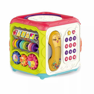 6 in 1 Multi-functional Learning Cube Music Toy