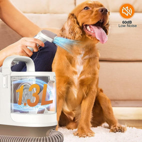 6 in 1 Pet Cleaning&Grooming Vacuum with 5 Nozzles