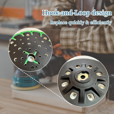 6-Inch Replacement Sanding Pad for Festool ETS 150/5 - Super Soft, 48 ...
