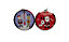 6 Large Christmas Gift Tags Bike Scooter Gift Tag With Jingle Bell 14cm Tags