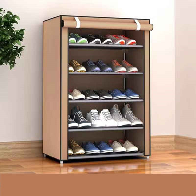 6 Layer Shoe Rack Large Capacity, Dustproof & Waterproof Storage Organizer