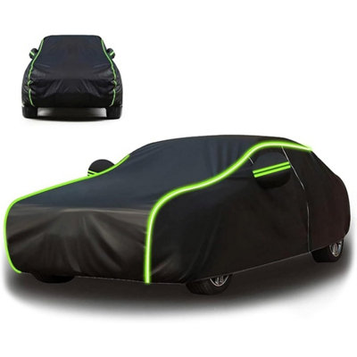 6 Layer Waterproof Car Cover Heavy Duty Cotton Lined UV Protection Large