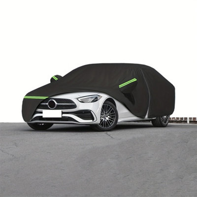 6 Layer Waterproof Car Cover Heavy Duty Cotton Lined UV Protection Large