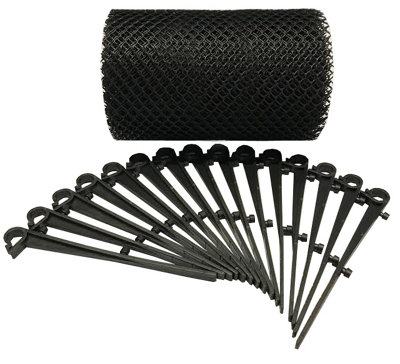 6 Metres Gutter Protection Mesh Guard with 15 Fixing Clips - 7