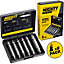 6 Pack Damaged Screw Extractor Remover for Stripped Head Screws Nuts Bolts