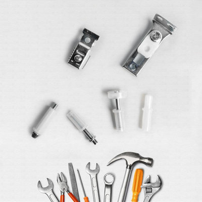 6 Pack folding door repair kit, replacement parts for hardware with 1cm ...