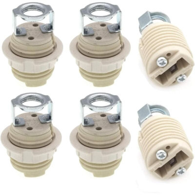 6pcs 140mm Cable Lead G9 Light Base Socket Ceramic Lamp Bulb Holder