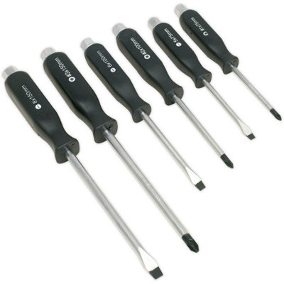 6 PACK Hammer Through Screwdriver Set - Hardened Steel Hammer Strike ...