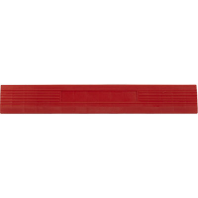 6 PACK Heavy Duty Floor Tile Edge - PP Plastic - 400 x 60mm - Male - Red - 3