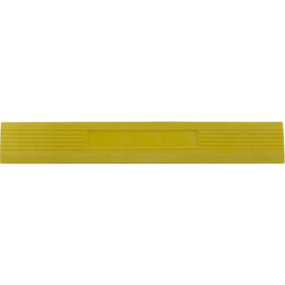 6 PACK Heavy Duty Floor Tile Edge - PP Plastic - 400 x 60mm - Male - Yellow - 3