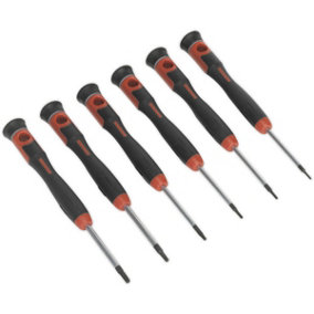 6 PACK Precision Screwdriver Set - Spinner Top TRX Star Security Magnetic Head