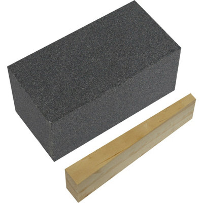 6 PACK Silicon Carbide Floor Grinding Block - 50 x 50 x 100mm - 60 Grit