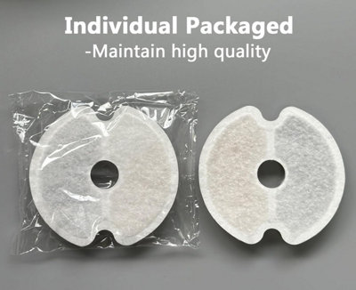 Veken Cat Water Fountain Filters, 4 Pack Replacement Filters & 4 Pack Replacement Pre-Filter