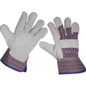 6 PAIRS General Purpose Riggers Gloves - Strong Stitching - Hand Protection