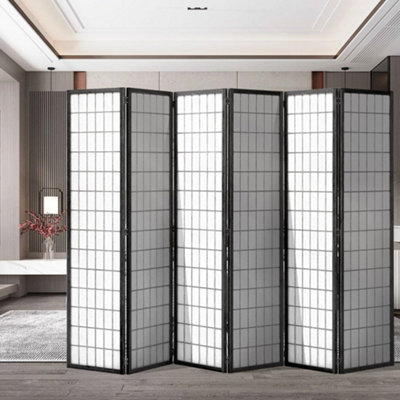 6-panel-black-wooden-framed-room-divider-privacy-screen-room-partition