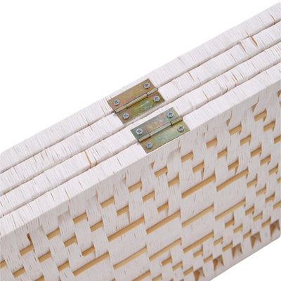 6 Panel Room Divider Woven Screen Foldable Privacy Portable Partition ...