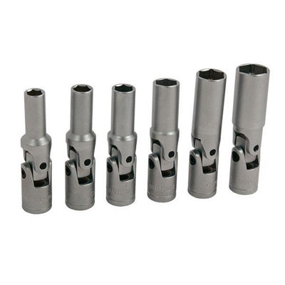 6 Pc 3/8'' Glow Spark Plug Removal Joint Socket (CT1801)
