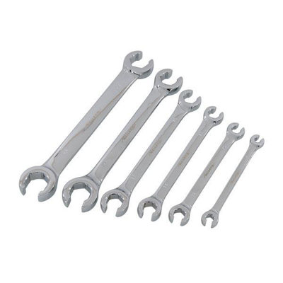 thumbnail image 2 of Neilsen 9mm Flare Nut Ratchet Wrench & Open End Spanner Combo, Metric Brake Pipe Tool 2 of 6