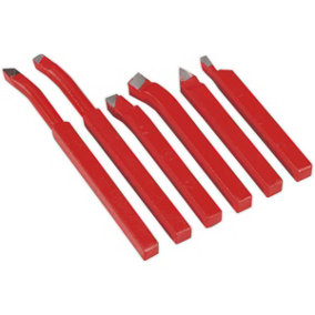 6 Piece HSS Cutter Tool Set - 8 x 8mm Section - Suitable for ys08845 Lathe