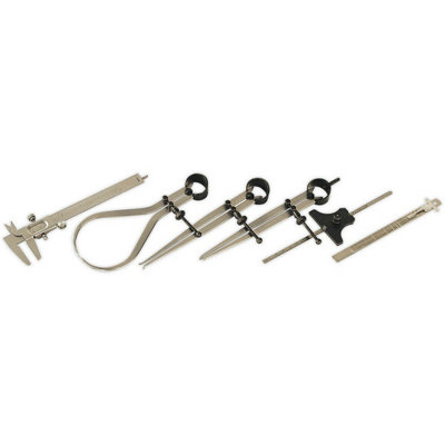 6 Piece Professional Measuring Tool Set - Precision Measuring Instrument Kit