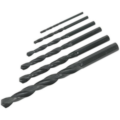 6 Piece Roll Forged HSS Drill Bit Set - 2mm to 8mm - Hand & Pillar ...