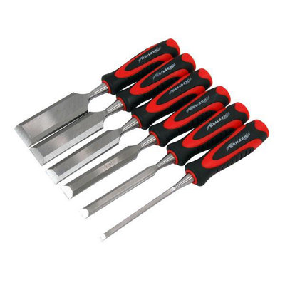 6 Piece Wooden Chisel Set Woodworking Carpenter (Neilsen CT0037)