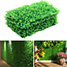 6 Pieces Eucalyptus Simulated Lawn Decoration Plastic Plant Wall 600 x 400 mm